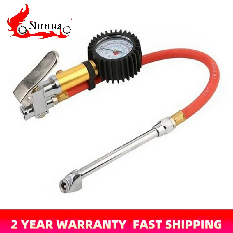 Tire Pressure Gauge Inflator Digital Tire Inflator Deflator 220 PSI For SUV Bike RV Motorcycle Car Truck Pressure Gauge Meter