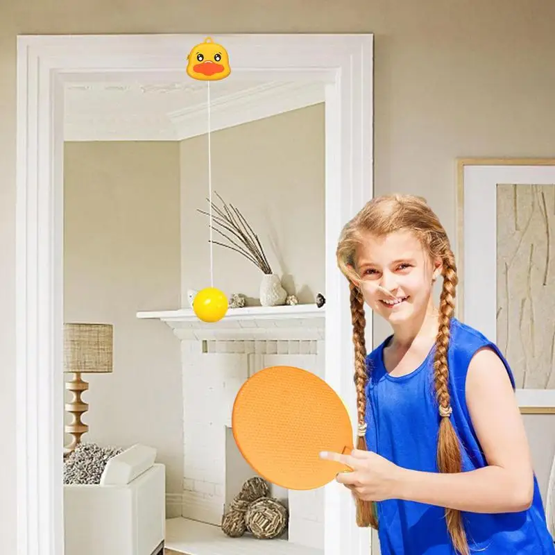 Table Tennis Trainer Set Door Pong Exercise Floating Practice Trainer Interactive Play Toy Fun Paddle And Ball Set Table Tennis