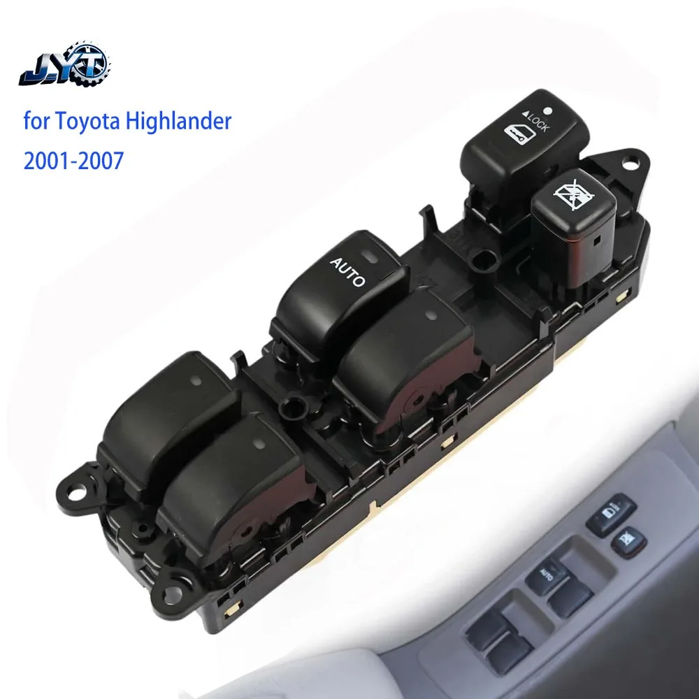 

For Toyota Highlander 2001 2002 2003 2004 2005 2006 2007 Power Window Switch Button Front Left Glass Lifter Control Button Parts