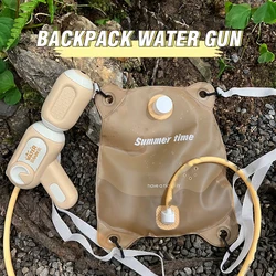 Mochila de pistola de agua para niños, juguete de pistola de agua, capacidad para Soakers, juegos de fiesta de tiro en la playa al aire libre, regalo para niños, nuevo