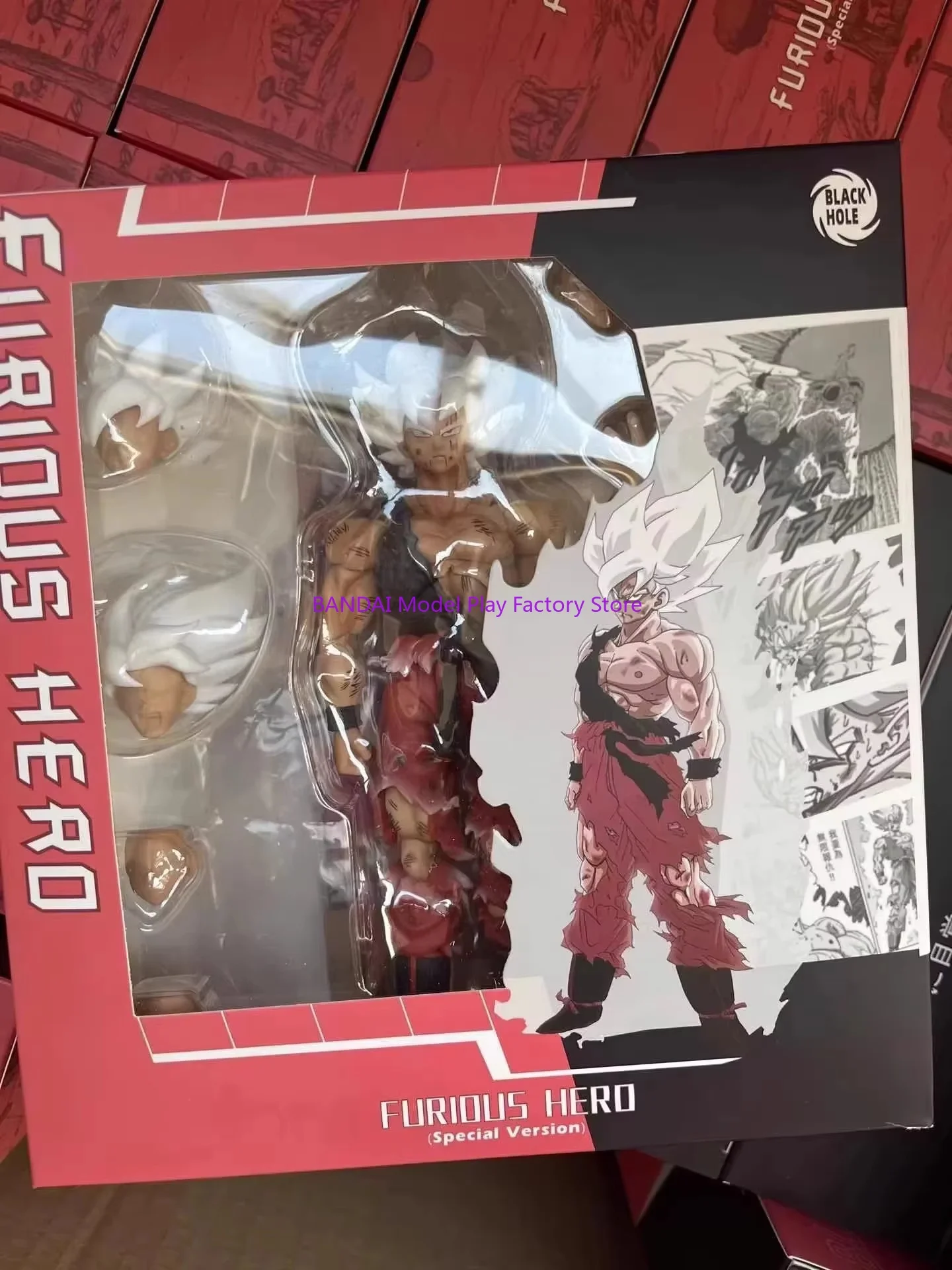 Spot Black Hole Dragon Ball SHF Super Saiyan 3 Battle Suit Battle Damage Son Goku Vegeta Anime Action Figures Model Gift Toy