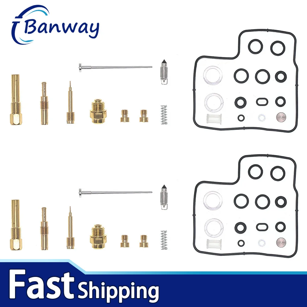 

2x For Honda Shadow VT1100C VT1100 C2 C3 VT1100T 1996~2007 Carburetor Rebuild Repair Kit