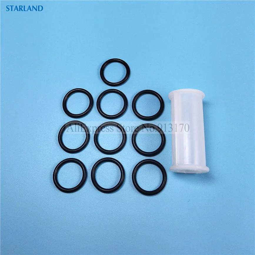 حقيبة واحدة 11 حلقات الختم جوانات السيليكون أنبوب صانع الآيس كريم الملحقات MQL20 آلات الخدمة الناعمة تركيب قطع الغيار