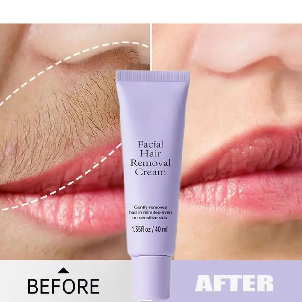 

Non-irritating Facial Hair Removal Cream Nourish Smoothing Hair Inhibitor Cream with Moisturizing Essence Hydration