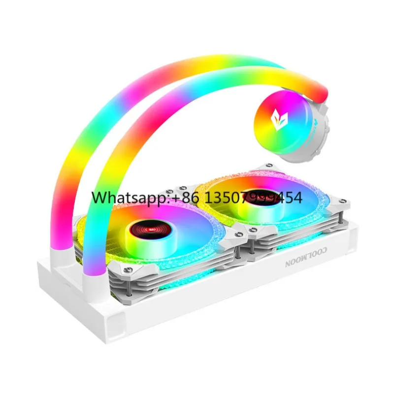 

For AS240 240mm Liquid Cooling Gaming PC Radiator Computer Case with ARGB LED and Fluid Bearing