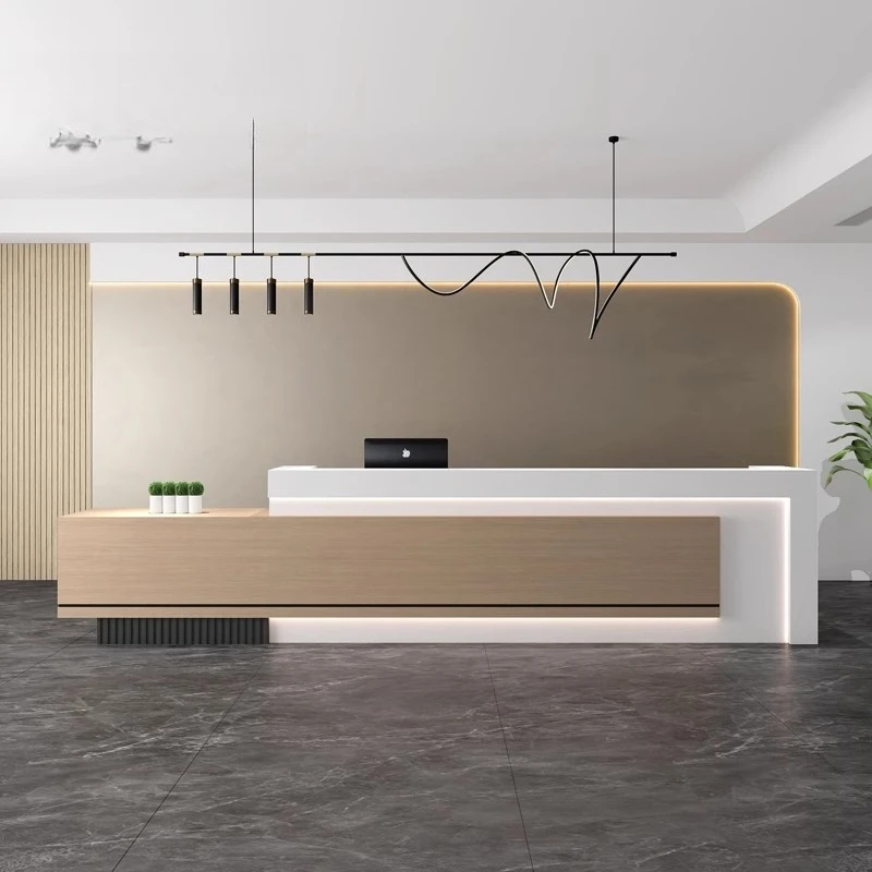 

Business Checkout Reception Desk Salon Store Store Industrial Minimal Commericial Reception Desk Drawers Modern Bureau Furniture