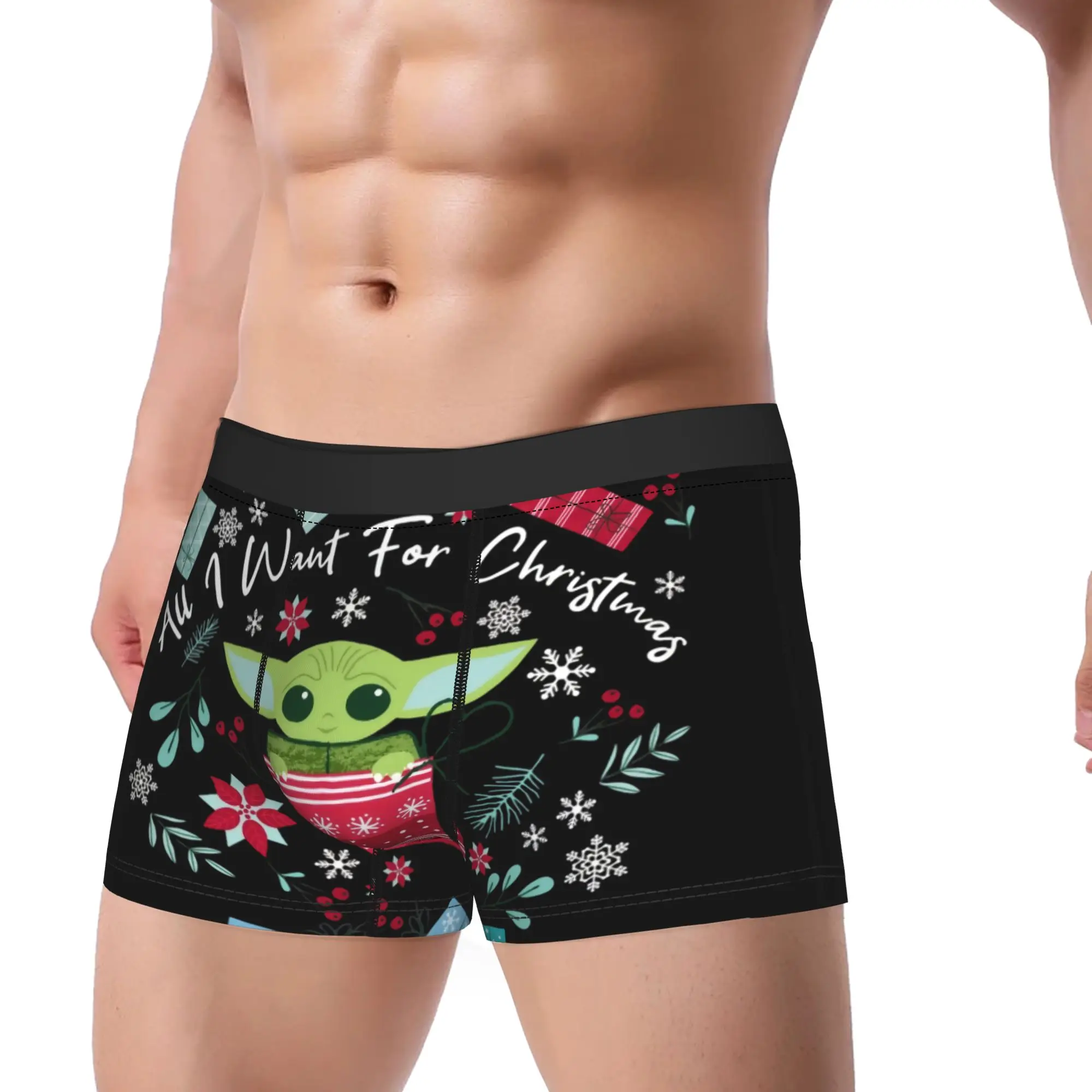 cuecas-boxer-masculinas-shorts-cuecas-starwars-mandalorian-natal-the-child-roupa-intima-respiravel-yoda-homme-plus-size