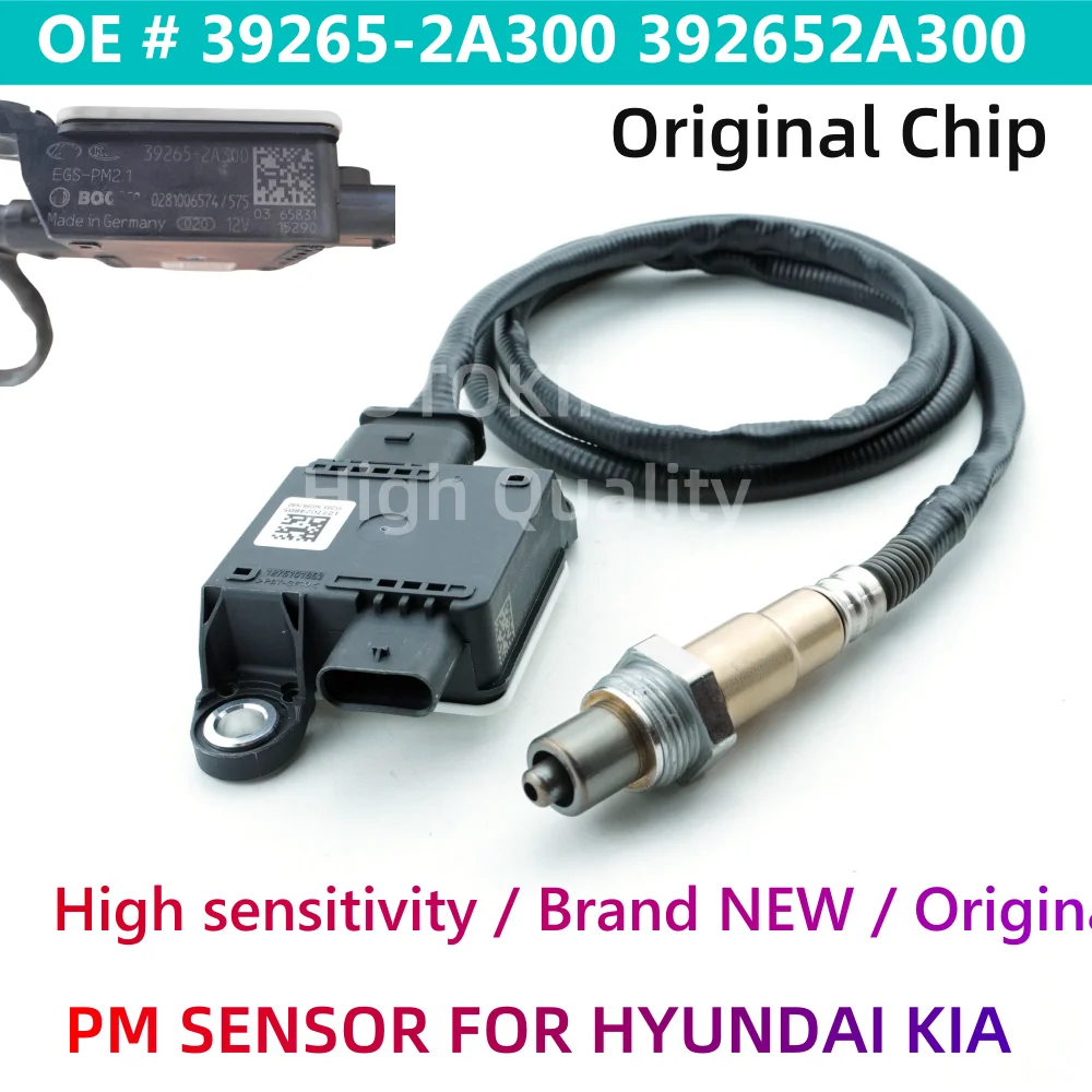 

Датчик твердых частиц 39265-2A300 0281006574 0281006575 PM-сенсор для SPORTAGE III (SL) 1.7 CRDi 2010-2015 392652A300