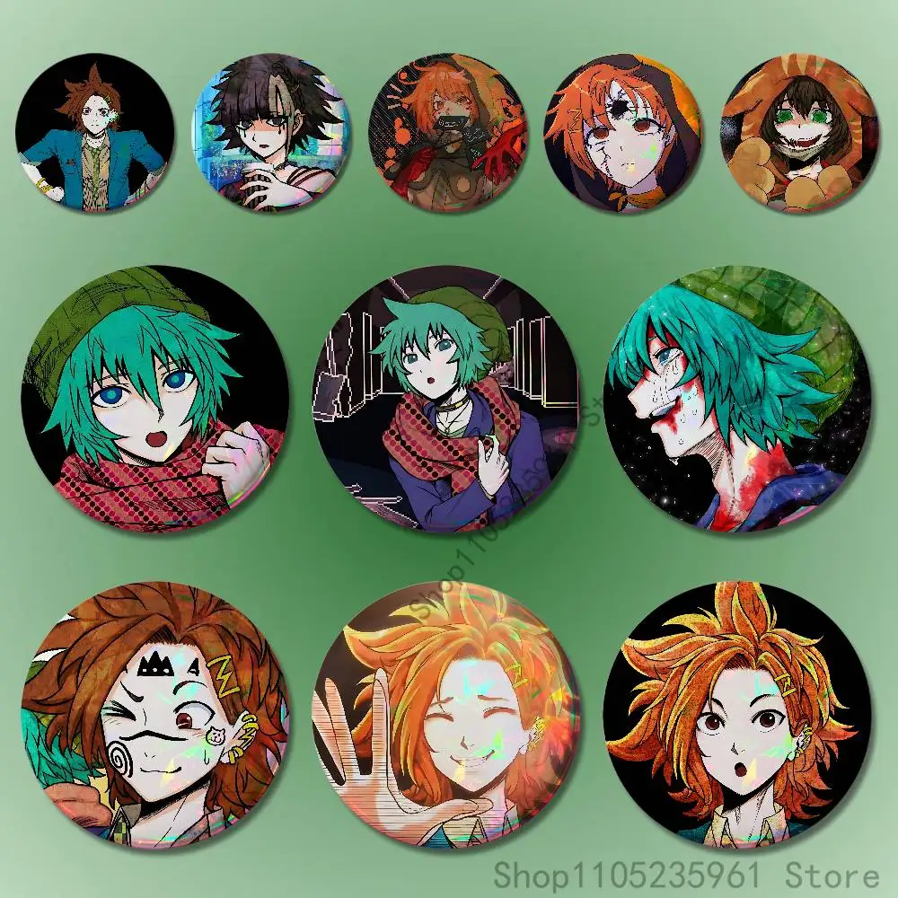 Game Y-Your T-Turn to D-Die Custom Badges 75mm 44mm 25mm Brooch Backpack Hat Pins Accessories Toys Valentine gift