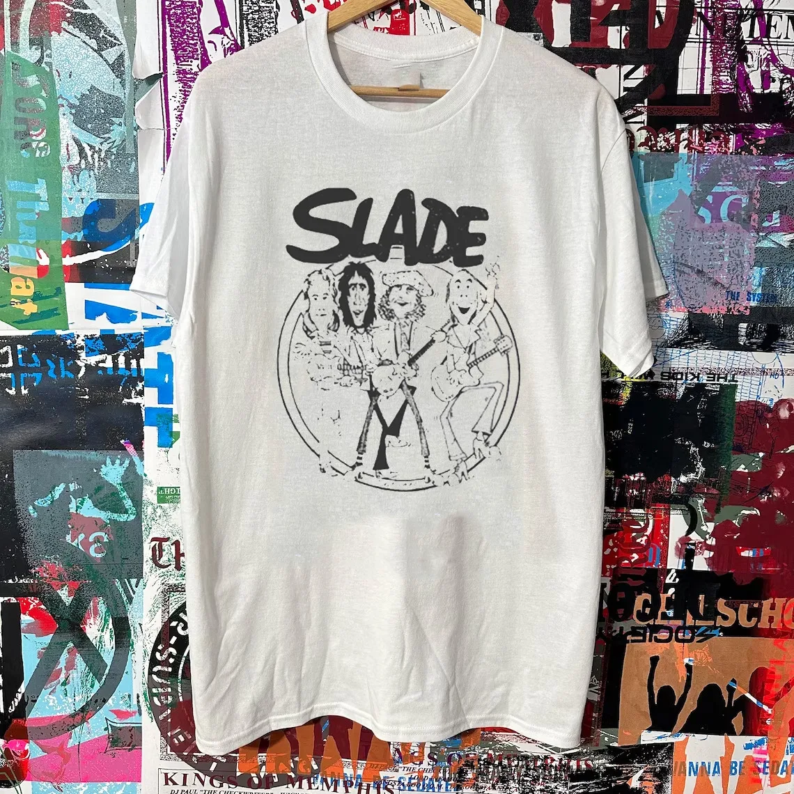 SLADE BAND White Short Sleeve T Shirt Full Size S-5XL FH140