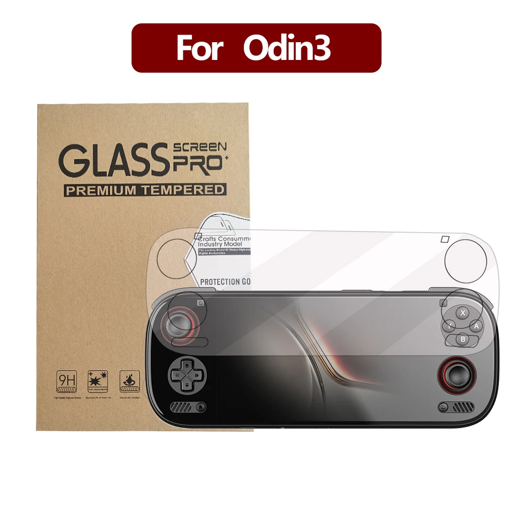 3 Pack Screen Protector for AYN Odin 3 Odin3 Soft PET Film Cover Anti-Fingerprint HD Clear Flexible 6h Hardness Screen Guard