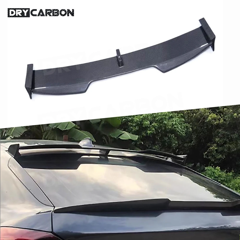 

Carbon Fiber Rear Spoiler Car Body Kits Roof Windows Decoration Accessories for BMW F96 X6M 2019 2020 2021 2022