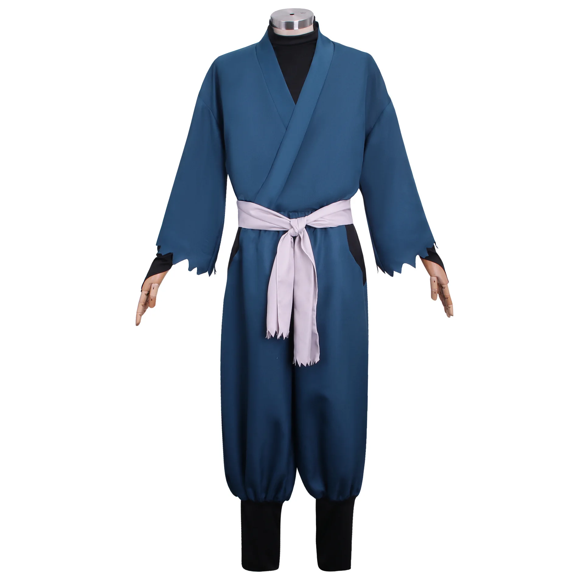 Anime Hells Paradise Jigokuraku Cosplay Gabimaru Cosplay Wig Traditional Festival Kimono Uniform Full Set Halloween Carnival