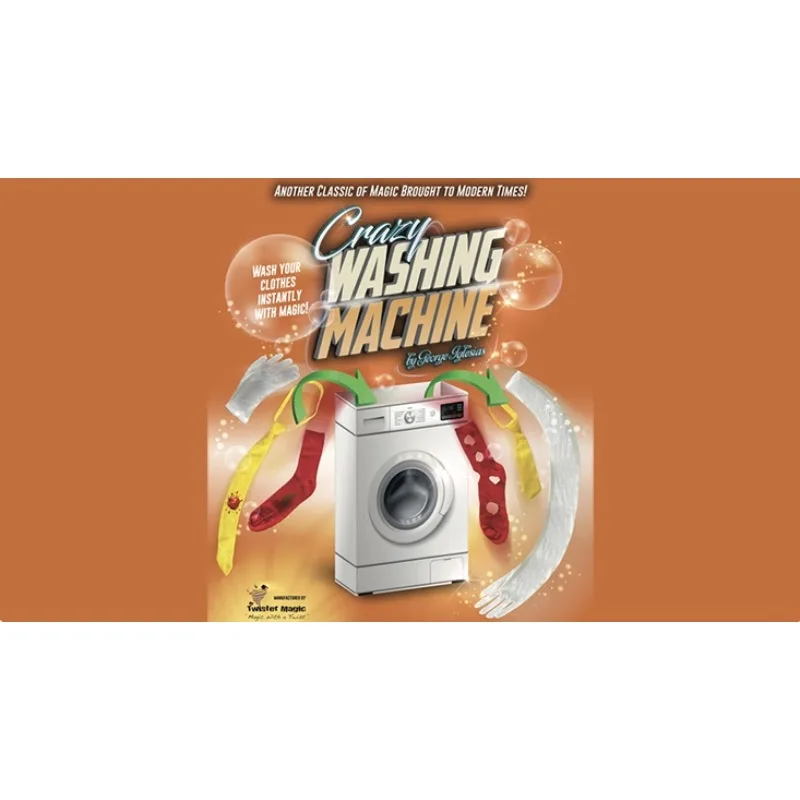 Crazy Wasmachine van George Iglesias Beginner Goochelaar Podium Goocheltrucs Illusies Close Up Magic Kids Show en Balloon Fun