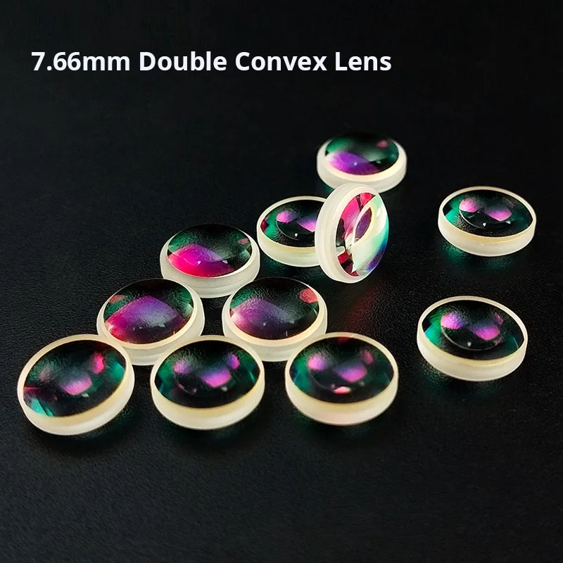 Imagem -02 - Mini Dupla Lente Convexa Focalizando Cores Artesanato Faça Você Mesmo 76 mm 40 Pcs