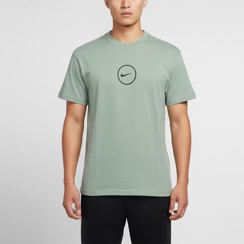 Nike Original Rundhals-Pullover aus reiner Baumwolle, kurzärmeliges T-Shirt, neues Herren-Kurzarm-T-Shirt II0659-006