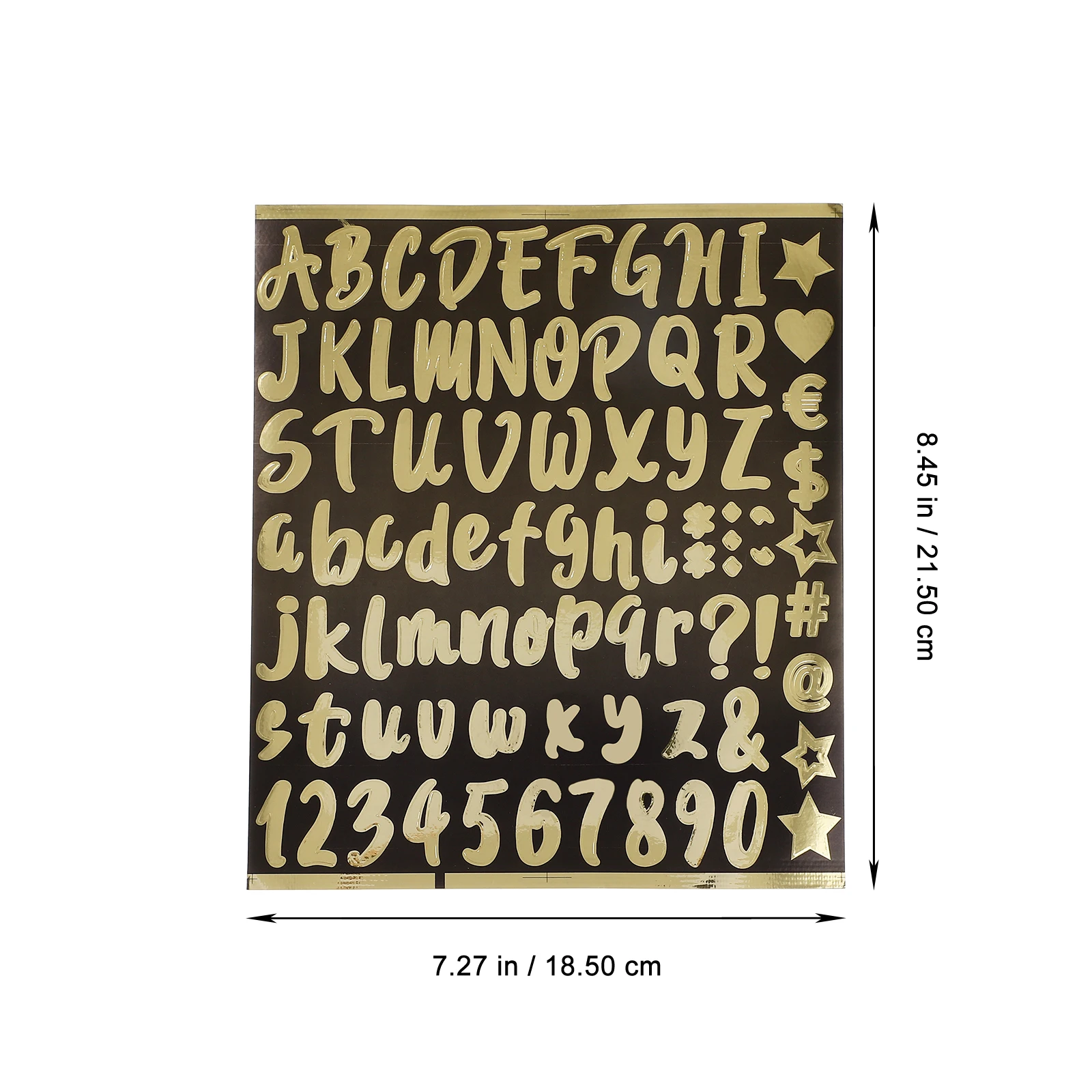 

Letter Sticker Alphanumeric Kit Gold Silver Reflective Mailbox Vinyl Numbers Peel Stick Decals Windows Plastic Metal Glass