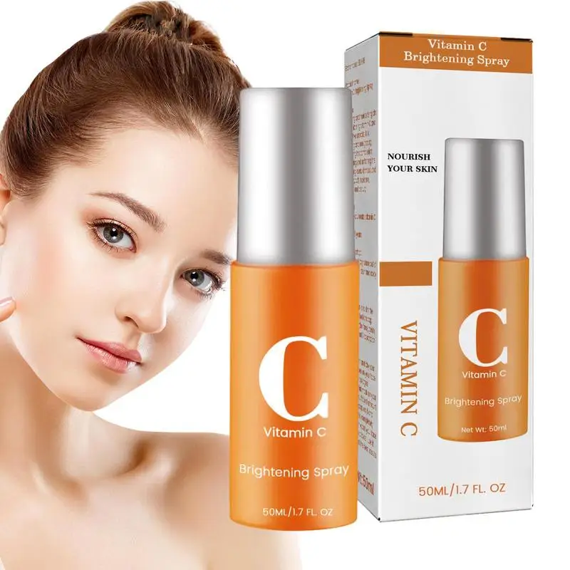 

NEW 50ml Vitamin C Brightening Facial Spray Mist Anti-wrinkle Nourishing Relieve Redness Moisturizing Whitening