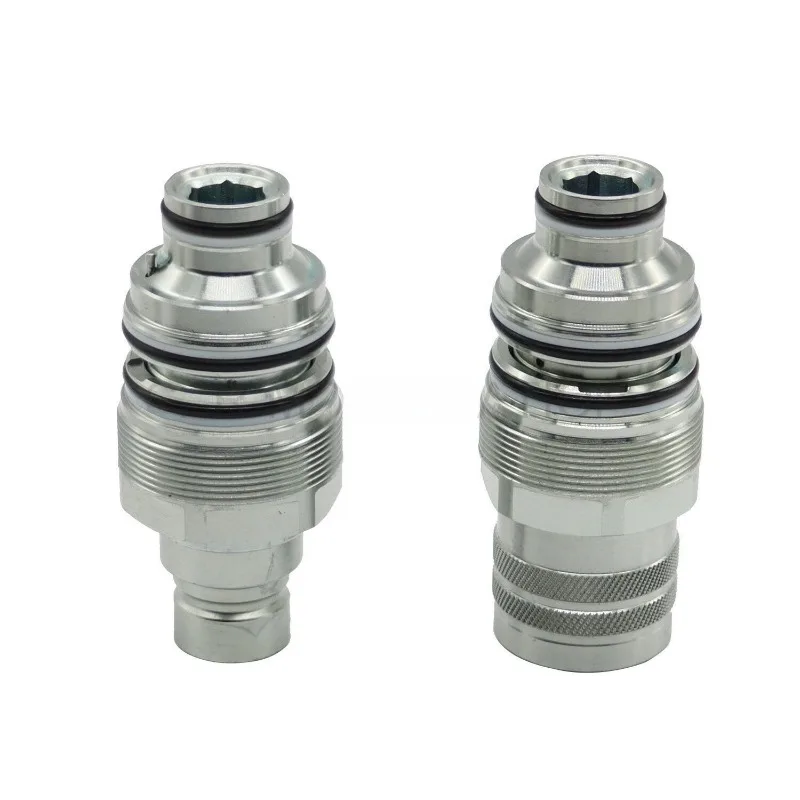 

6679837 6680018 Male Female Flat Face Coupler Kit fit for Bobcat 753 S175 S300 S650 T140 T180 T190 T200