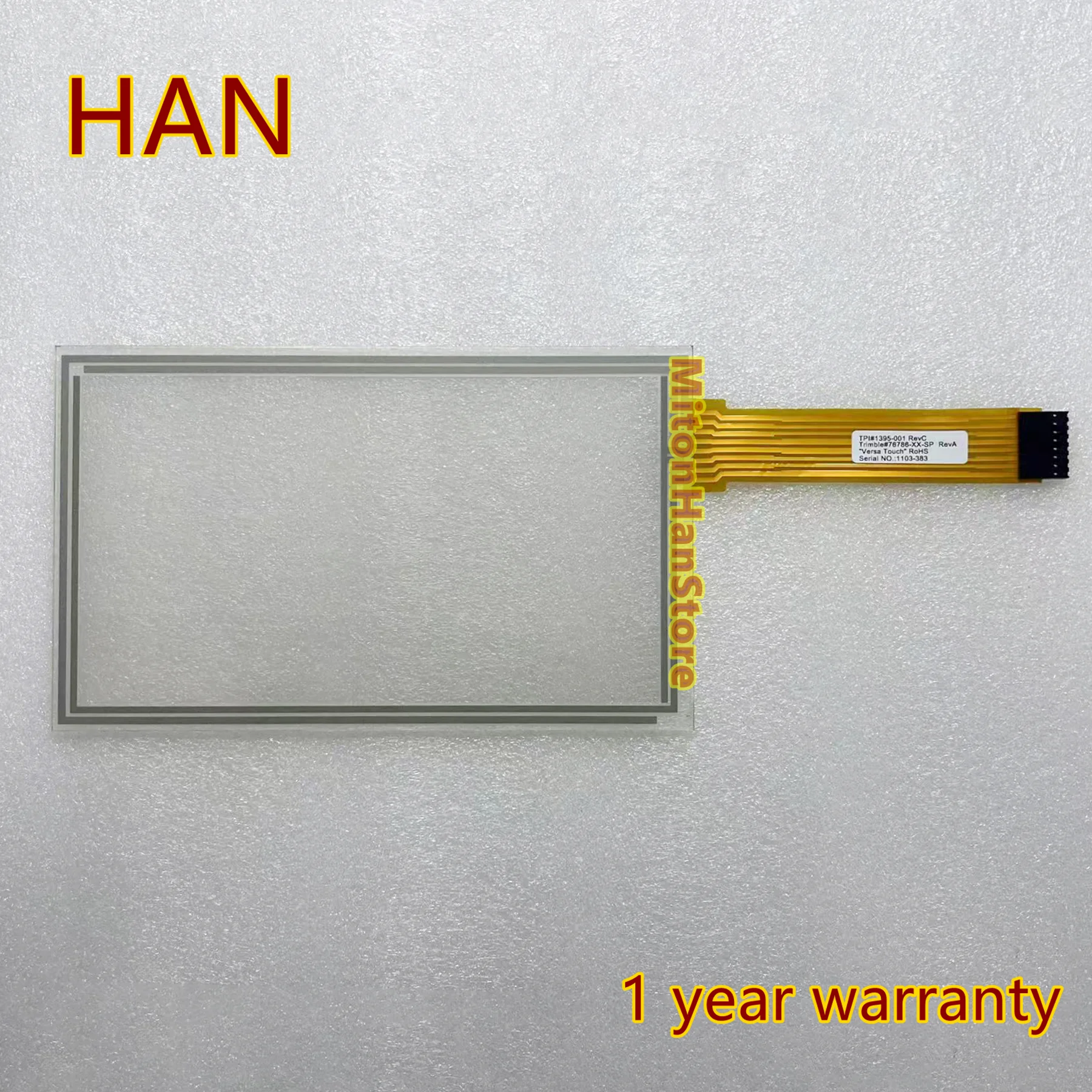 New For Trimble 76786-XX-SP Rev A TPI#1395-001 Rev C Touch Screen Glass Digitizer 199mm*119mm