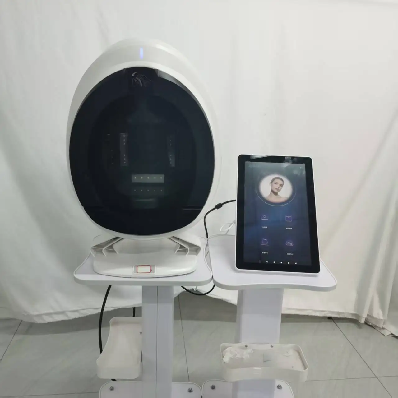 

Зеркальный анализ кожи 8, Spectra, 3D интеллектуальная зеркальная деревянная лампа, сканер для лица, УФ-анализатор кожи, анализатор кожи