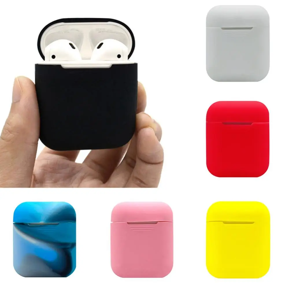 실리콘 이어폰 케이스 Airpod s 2 스킨 박스 프로텍터 무선 헤드폰 보호 커버 Coque Airpo 1 2nd