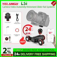 YELANGU L5i Camera Video AutoDolly Motorized Slider Rail Systems Support Time-lapse Shooting APP Operation for DSLR Camera Phone