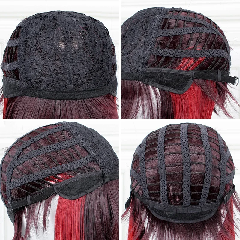 Genshin Impact Hugai Cosplay Perücke Anime Spiel Hu Tenon Chinesischer Stil Kostüm Requisiten Halloween Hut Cosplay Figuren Weihnachtsgeschenk