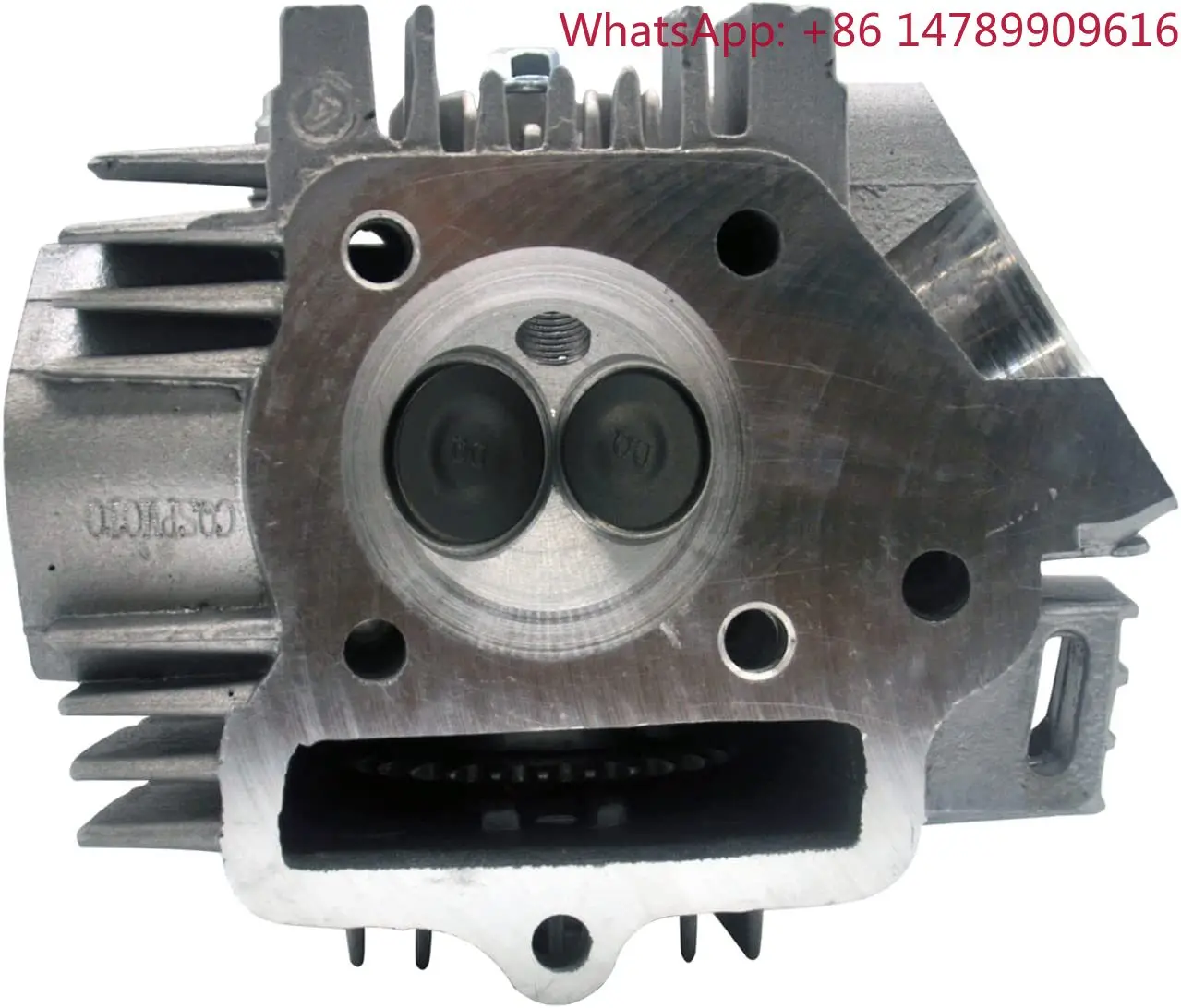 52.4mm Engine Parts Cylinder Head Assembly Big Bore Kits with Gaskets and Spark Plug Replacement for 110cc Engine