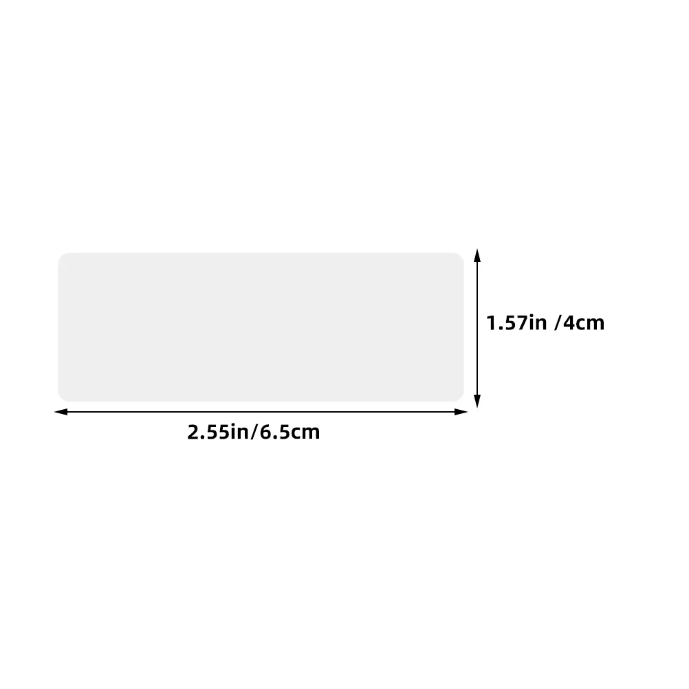 Number Label Protector Nail Stickers Pvc Self-adhesive Notes Protectors for Library Books Barcode