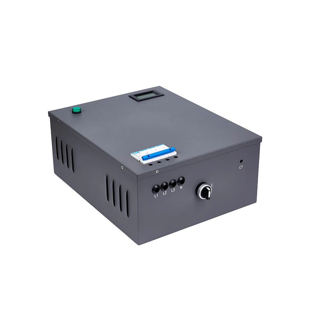 Three-Phase Smart Electricity Saving Box Intelligent Energy & Power Saver Unbalanced Device with Power Factor Correction