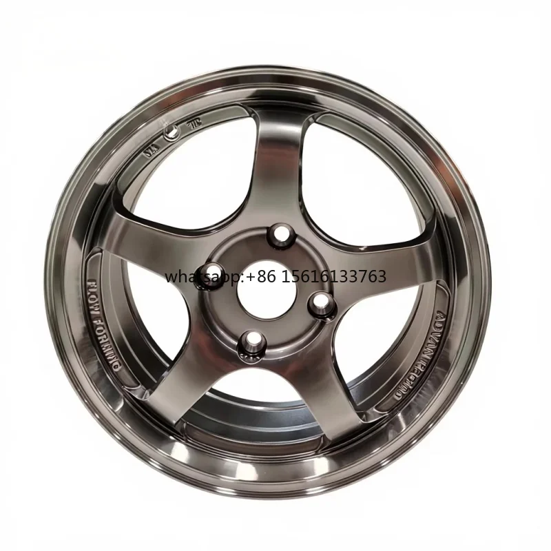 

Ready to Ship Flow Forming Alloy Wheels 15x6.5J 4x100 ET40 Gloss Black Car Rims for Honda Fit Mazda 2 Toyota Yaris