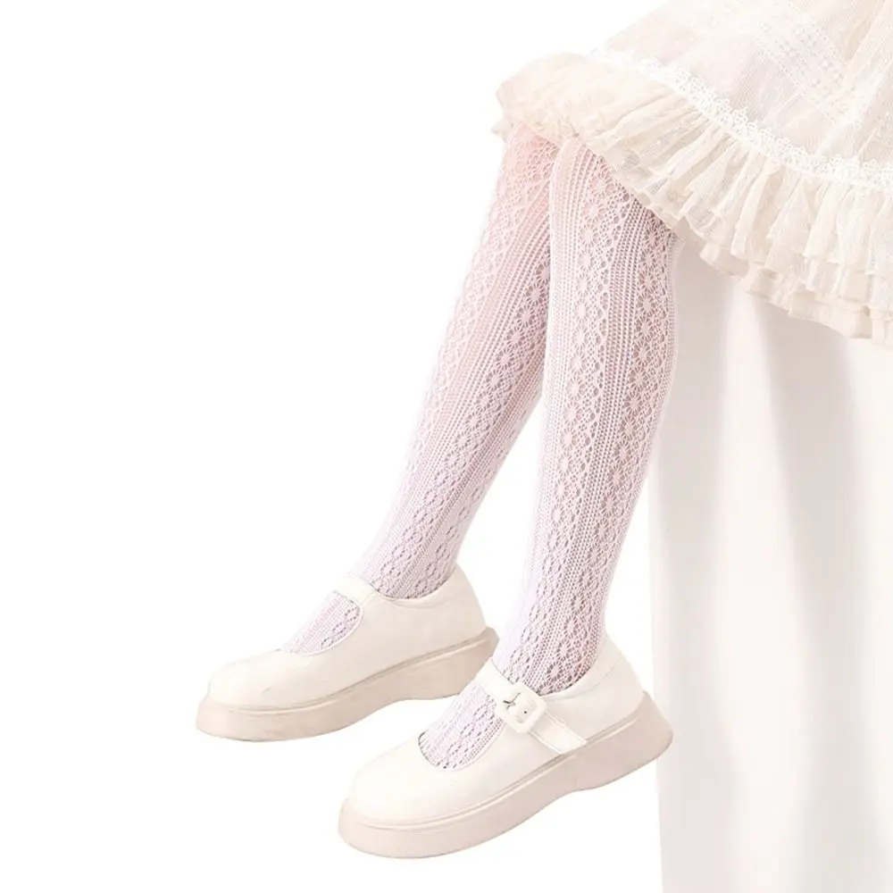 Girls Tights Princess Fishnet Cotton Baby Girl\'s One-Piece Pantyhose Baby Spring Summer New Style Trousers Lace Stocking