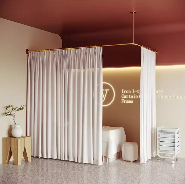

L-shaped beauty salon health center therapy bed beauty bed partition support frame