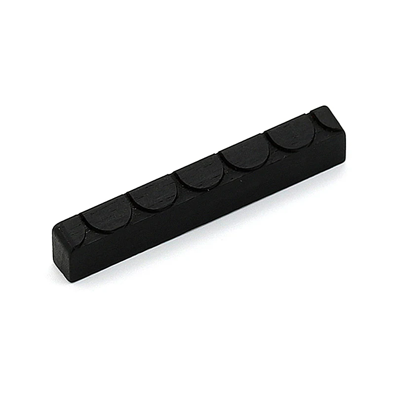 HUATOOL Sattel aus Ochsenknochen für klassische Gitarre, 52 mm x 6 mm x 9 mm, 80 x 10 x 3 mm, aus echtem Ochsenknochen, Saitenhalter – Detail 5