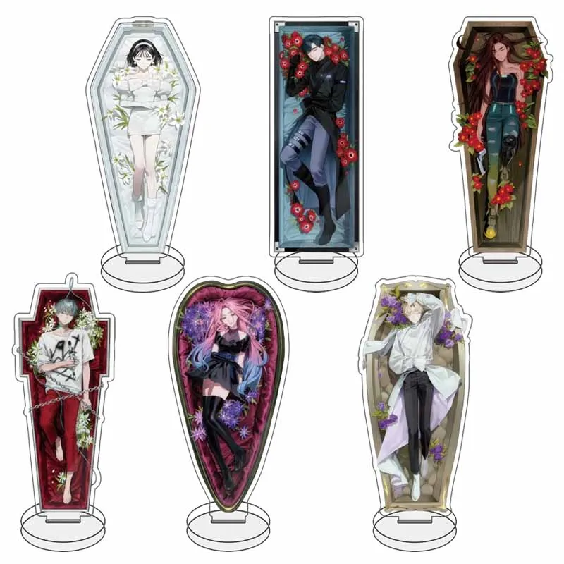 Plaques sur pied en acrylique, dessin animé populaire, scène Alien Ivan jusqu'à Hyuna Mizi Sua Luka, décoration de bureau, modèle de chambre à coucher, décor Cosplay