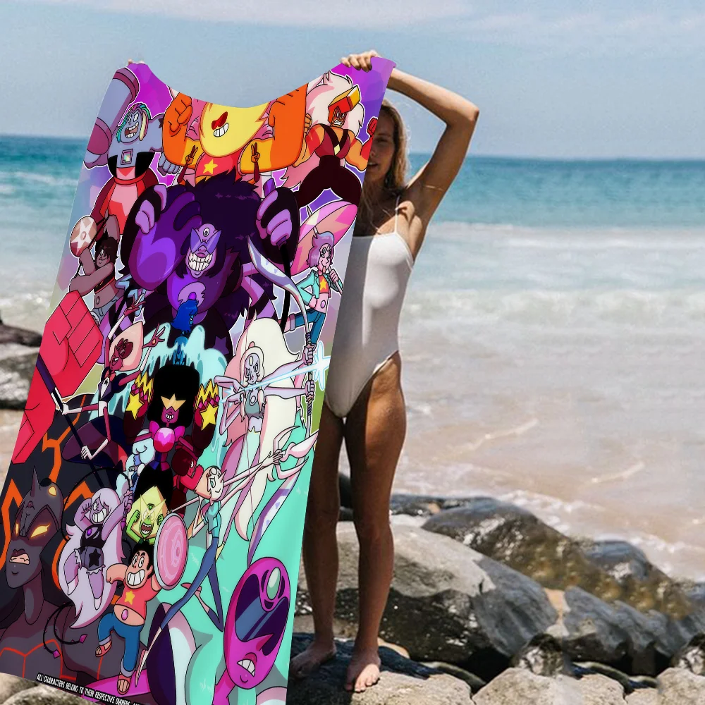 ستيفن الكون الكرتون منشفة الشاطئ لطيف Kawaii غرفة ديكور حمام الفتيات الأطفال مناشف اليد للحمام دش #6