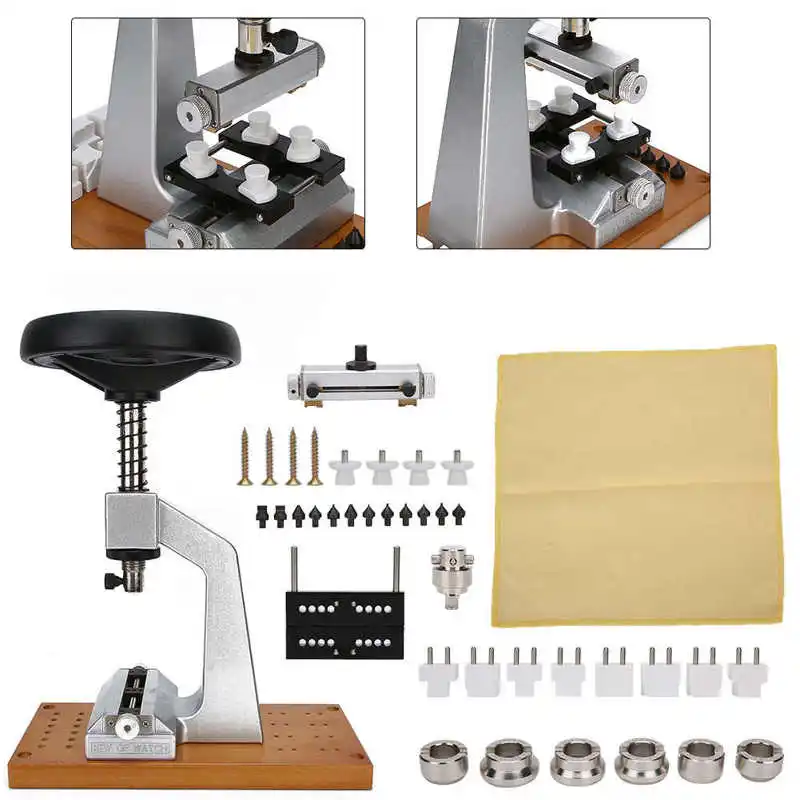 Oyster-Type 5700 Watch Back Case Bench Opener 5538 Wristwatch Opening Repair Watchmaker Tool Set Fit for Watch Repair Tool