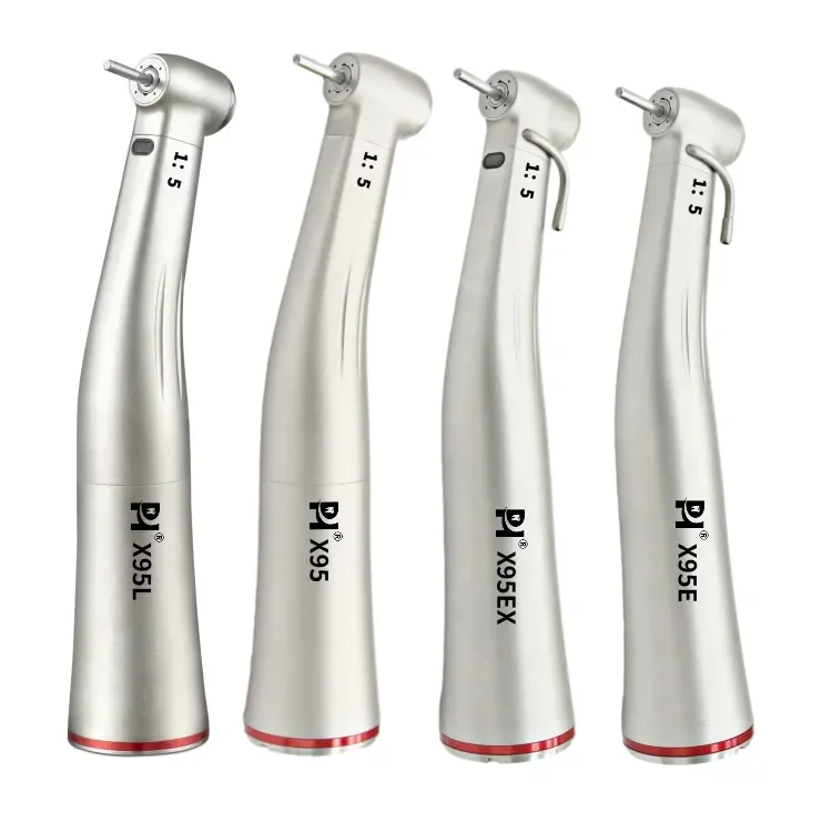 stainless steel 1:5 low speed contra angle handpiece den tal instruments den tal equipo piece a main den tale