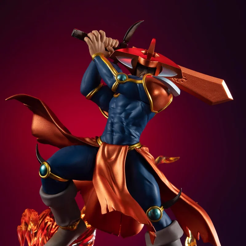 MegaHouse Game King, cards, finished monster model, figure toy model ornament, flame swordsman, returns and exchange