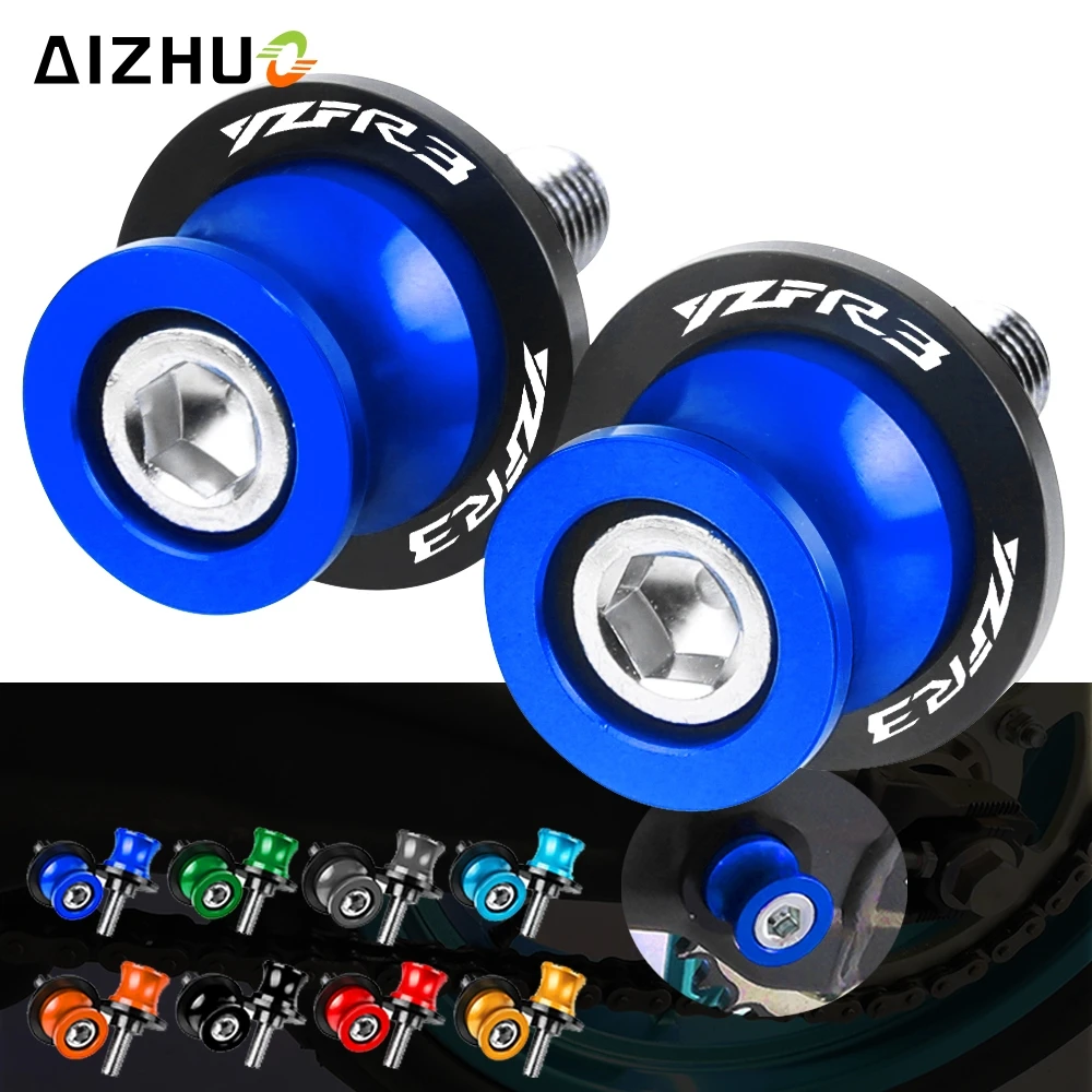 

YZF R3 Motorcycle Accessories 6MM Stand Screws FOR YAMAHA YZFR3 YZF-R3 2015-2020 2019 2018 2017 2016 2015 Swingarm Slider Spools