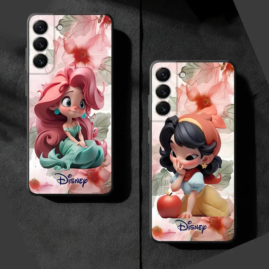 디즈니 프린세스 휴대폰 케이스, 삼성 갤럭시 A10, A10e, A10s, A20, A20s, A04s, A30, A02, A40, A02s, A03, A05s, A06 커버