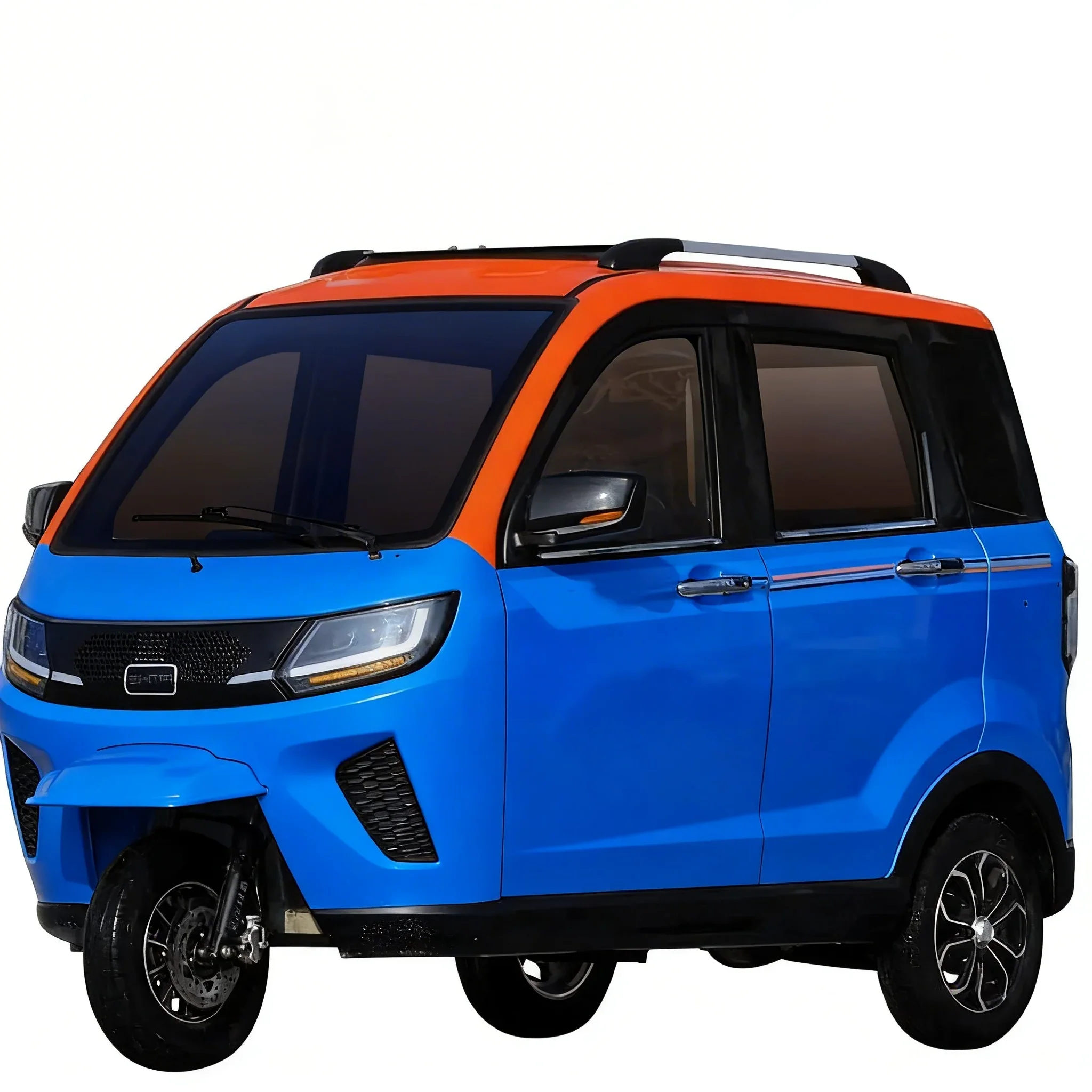 SXLL Cheap 4 Doors 3 Seats Passenger Trike Close Cabin Scooter Three Wheel  Motorcycle Tuktuk Electric Tricycle for Adults