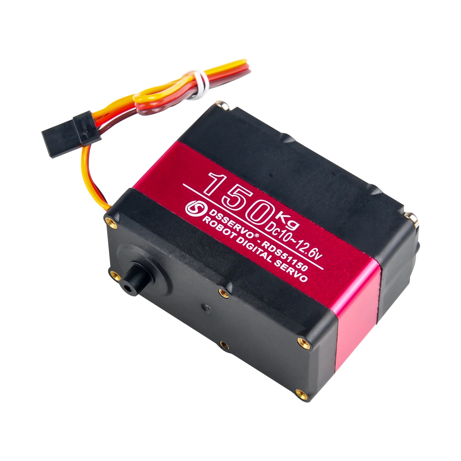 

Цифровой сервопривод RDS51150 150 кг с высоким крутящим моментом, металлическим редуктором, 12 В, водонепроницаемый IP66, с двумя валами, для роботов и радиоуправляемых машин, с U-образным кронштейном