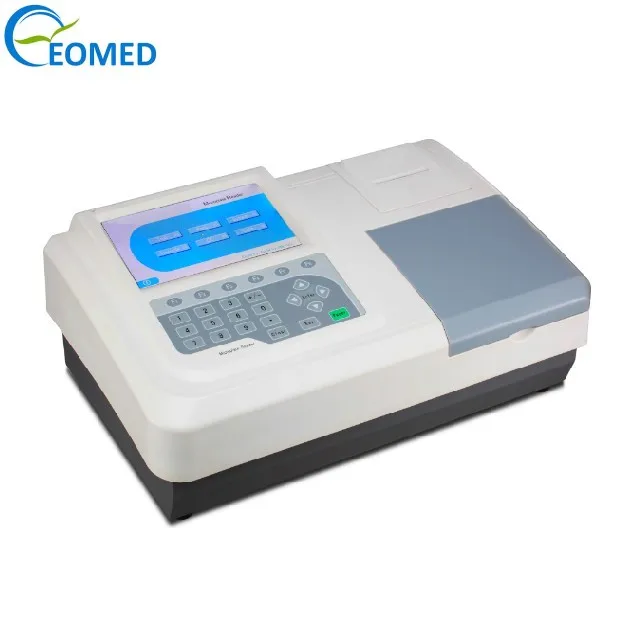 High Quality Hospital Laboratory Elisa Detector Machine Microplate Reader With Bichromatic And 8-Channel Optical System EM21