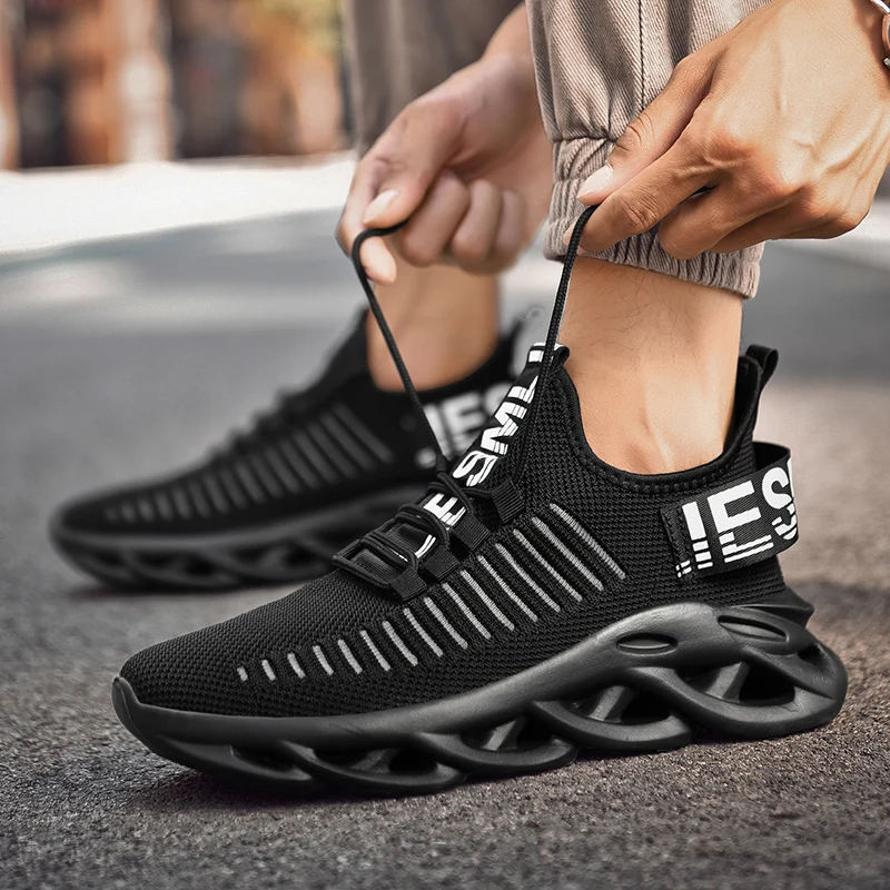 

MAEDEF Men Shoes Comfortable Casual Sneakers Breathable Platform Running Shoes Man Mesh Tenis Sport Shoes Waling Tenis Masculino