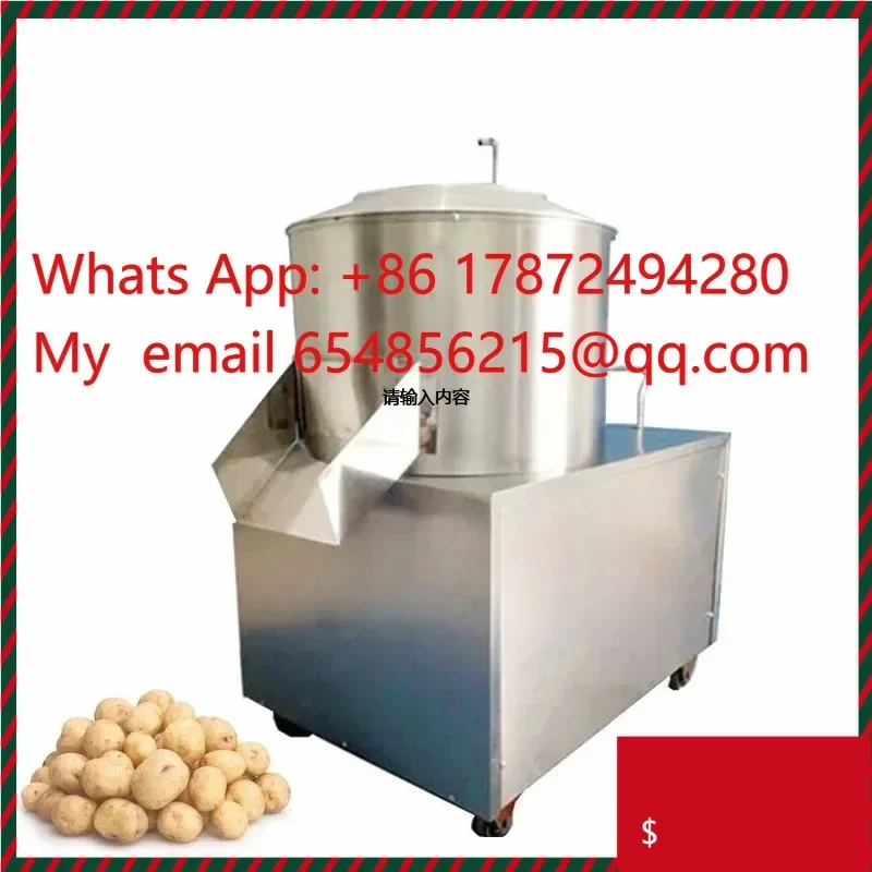 Fresh Ginger Potato Washing Machine Cassava Carrot Sweet Potato Cleaning Peeling Machine Price