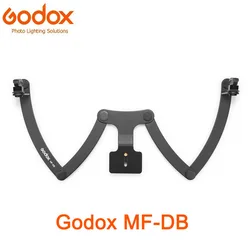 Godox MF-DB Dual Head Bracket Flash for Godox MF12 Flash Insect Macro for Nikon/ Sony DSLR Cameras Adjustable Bracket