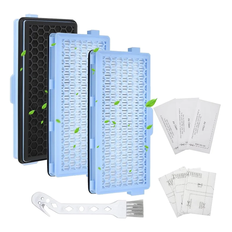 MENGAPA Filter Pengganti untuk Penyedot Debu Compact C1 & C2, Lengkap C2 & C3,S8340, S8360, Filter Perlindungan Motor HEPA