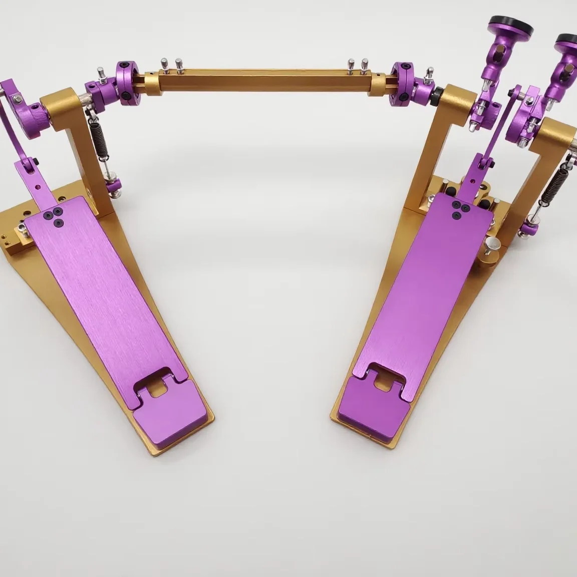 Lightweight CNC Machined Direct Drive Double Bass Drum Pedal Precise Control Percussion Replacement Accessory for Drum Set